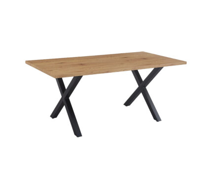 MESA RECTANGULAR X WOOD 150X80x75