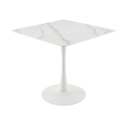 MESA TULIP MARMOL 80x80cm